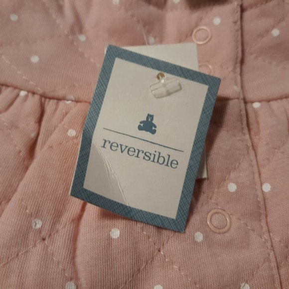 Baby Gap Girls Reversible Snap Button Shirt Lightweight Jacket 0-3 Months NEW - Picture 9 of 12